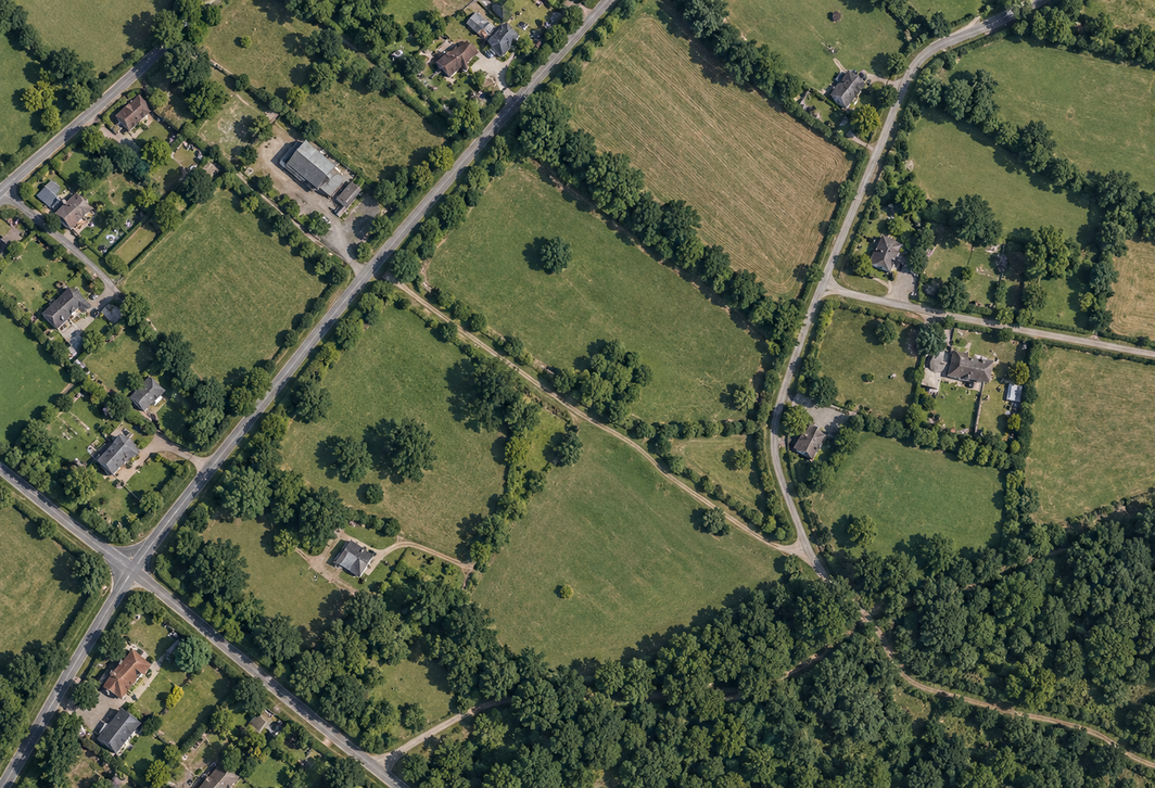 Aerial overview used to define and understand a working site