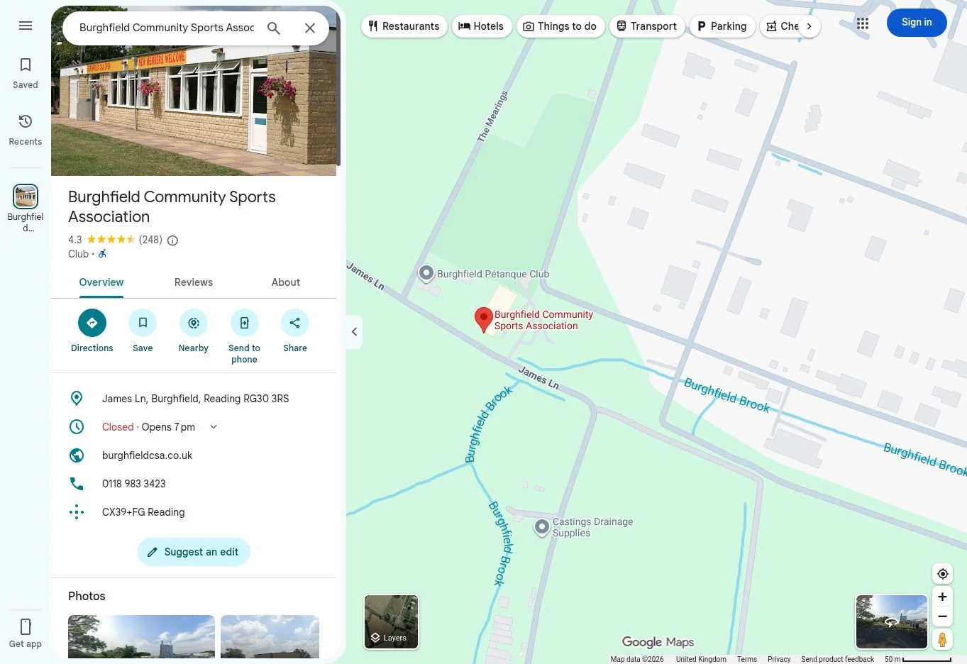 Introducing our BCSA training venue