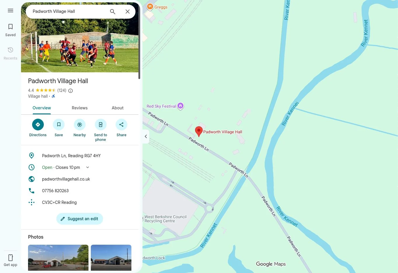 Introducing our Padworth Village Hall venue