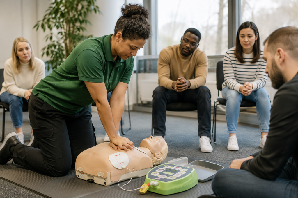 Basic Life Support and Safe Use of an Automated External Defibrillator (AED)