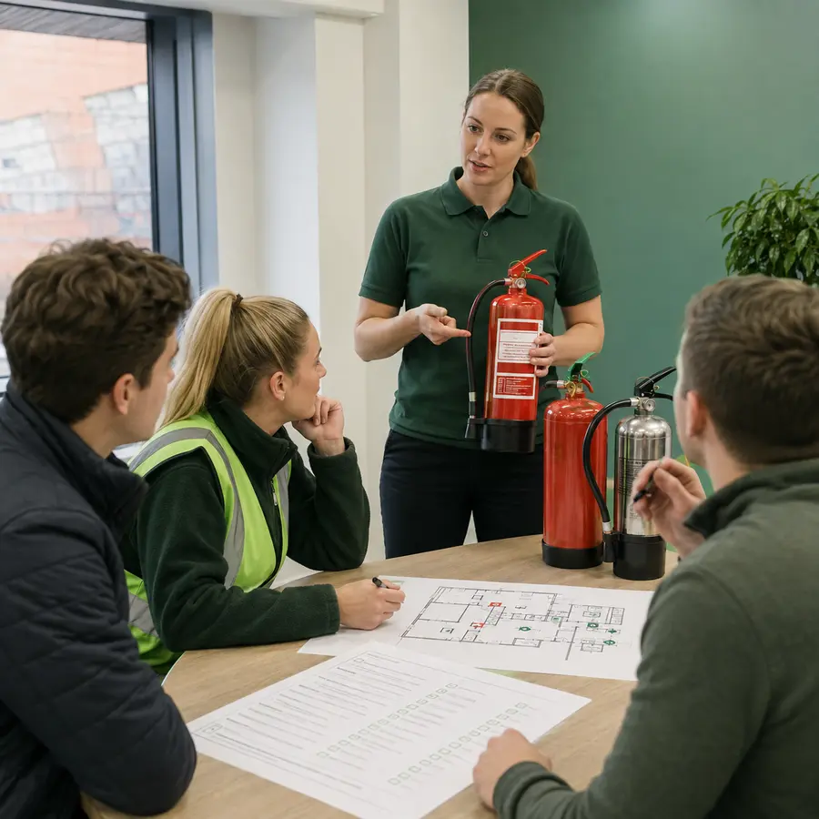 Fire safety course image