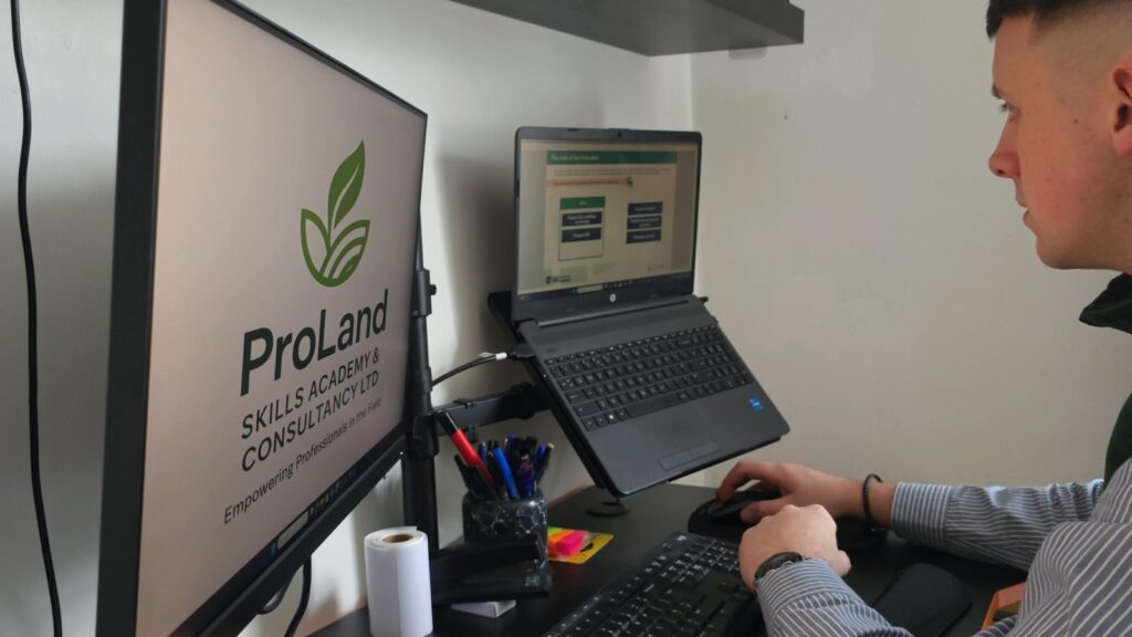 ProLand reviewing operational requirements in the office
